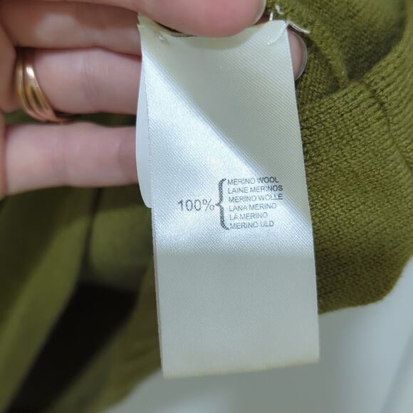 Pringle of Scotland 1815 Merino Wool Sweater Dress Women's M Knit Artsy Abstract - Picture 8 of 8